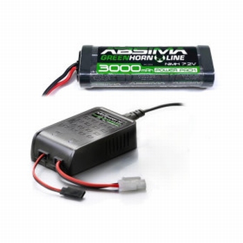 Absima 3000mAh 7,2v NiMH with 800mA charger